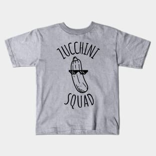 Zucchini Squad Cool Zucchini Kids T-Shirt